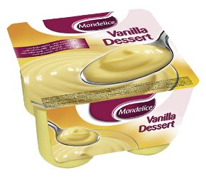 PUDDIS BAUNILHA MONDELICE 4X125G              