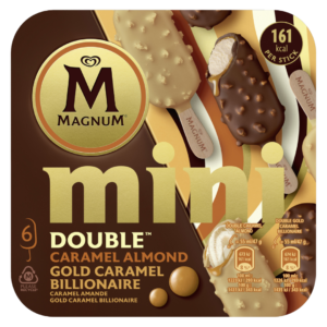 MAG MINI DOUBLE CARAMEL ALMONDS BILIONAIRE 6X6MP
